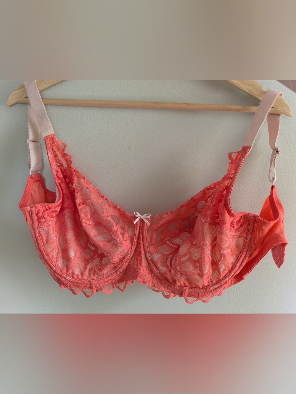 Panache Allure Bra Size 30J US / 30GG UK - Coral (Discontinued color)